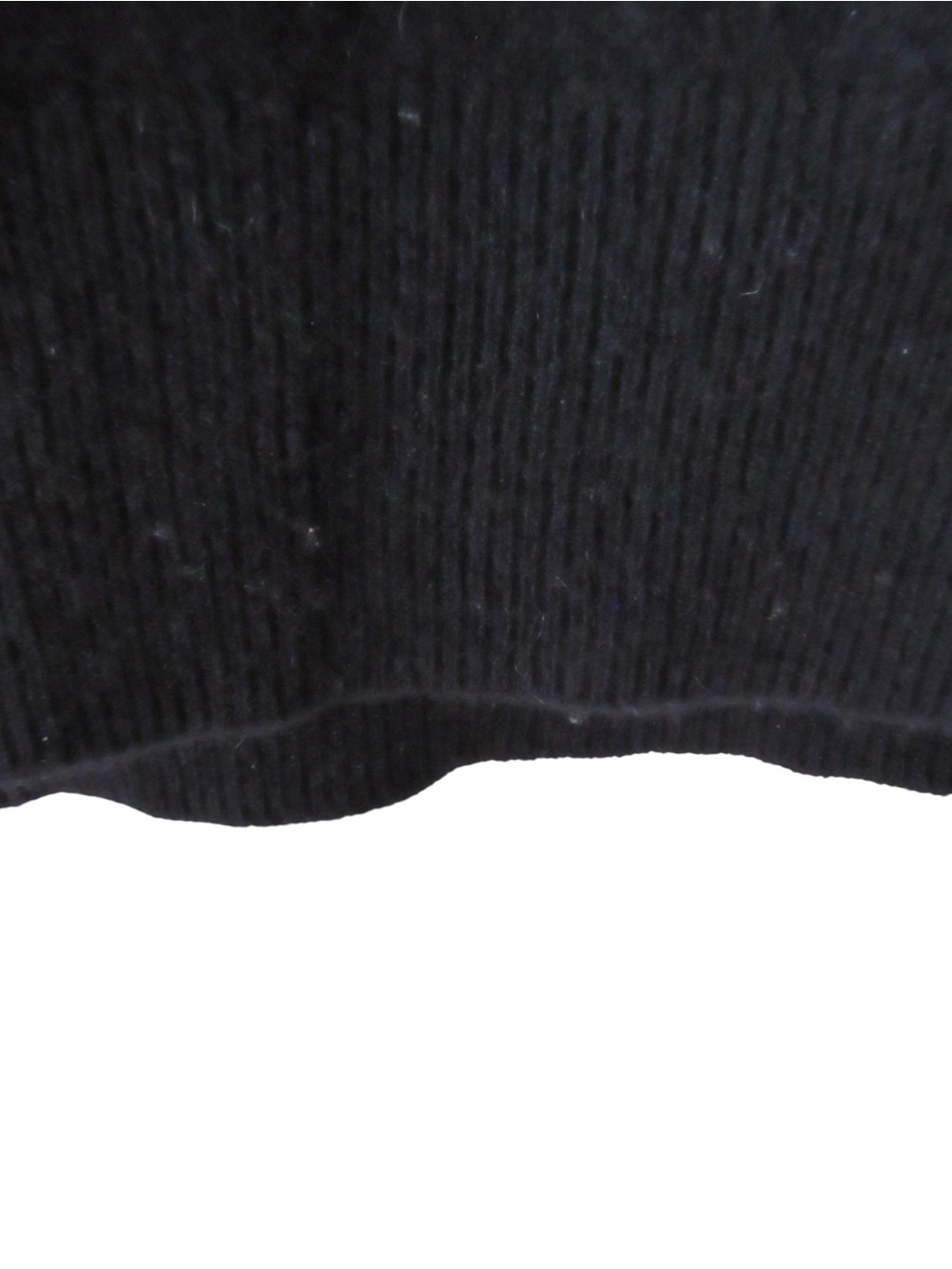 Naadam Cashmere Sweater Large Black Deep Navy Knit Soft Crewneck Classic - Picture 5 of 7